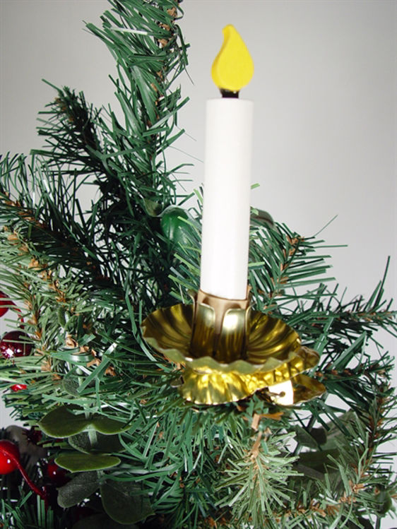 Picture of Golden Christmas Tree candle holder