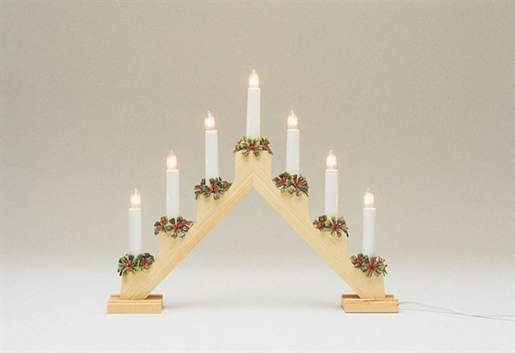 Picture of Swedish Wooden Candelabras