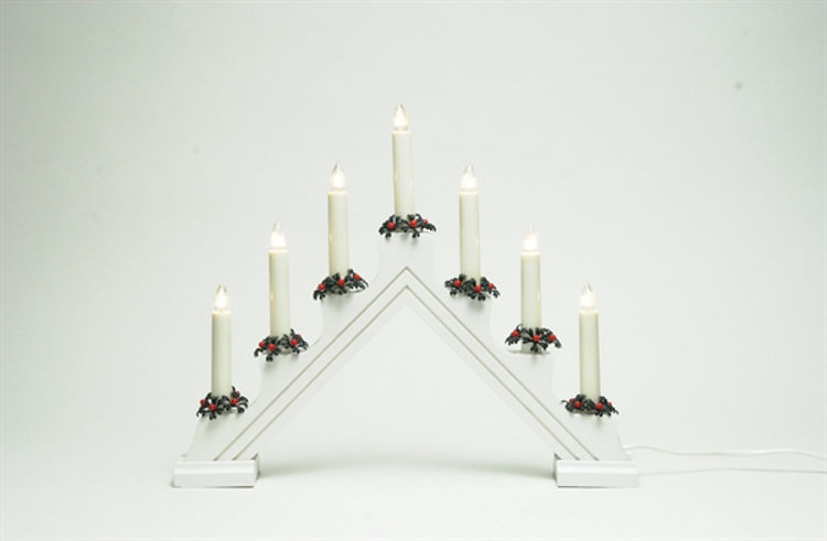 Picture of Swedish Wooden Candelabras