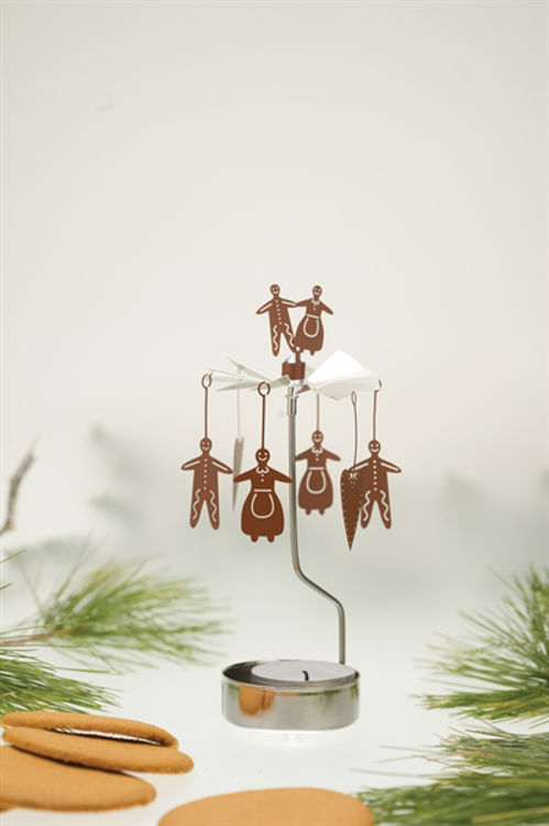 Picture of Pluto Gingerbread Rotary Candle Holder