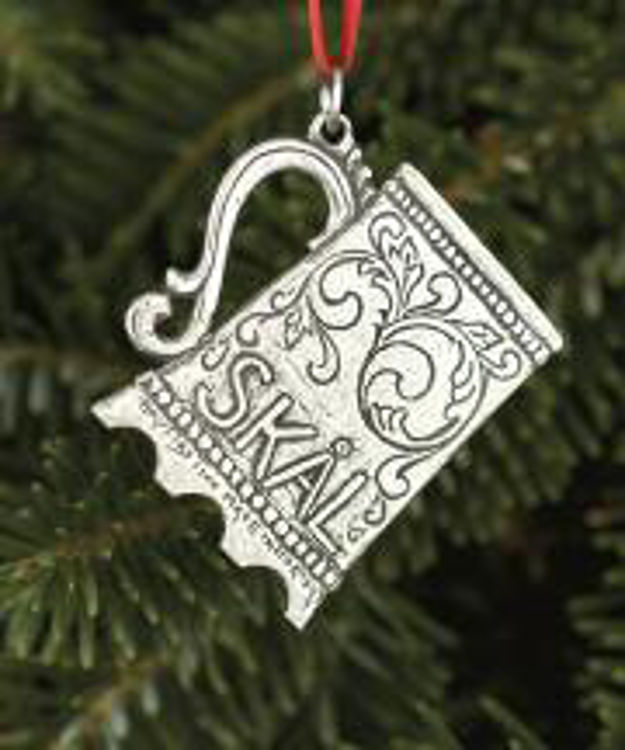 Picture of Norwegian Pewter Skal Ornaments