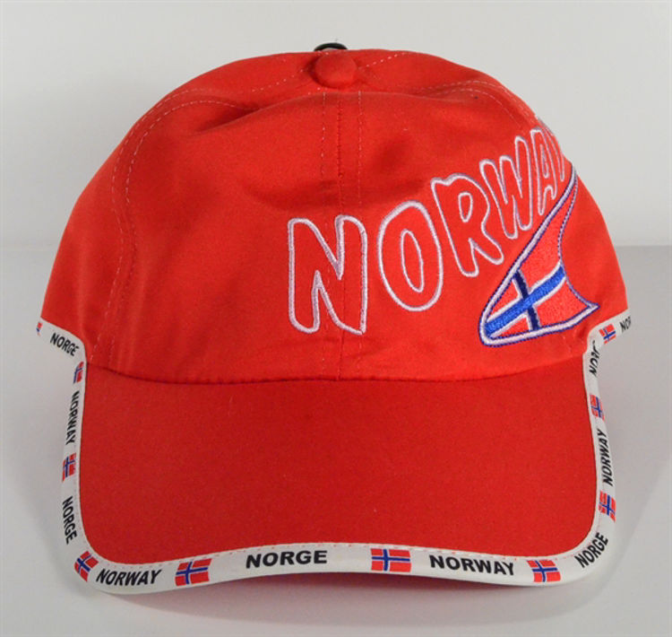 Picture of Norwegian Bike Hat, Blue or Red