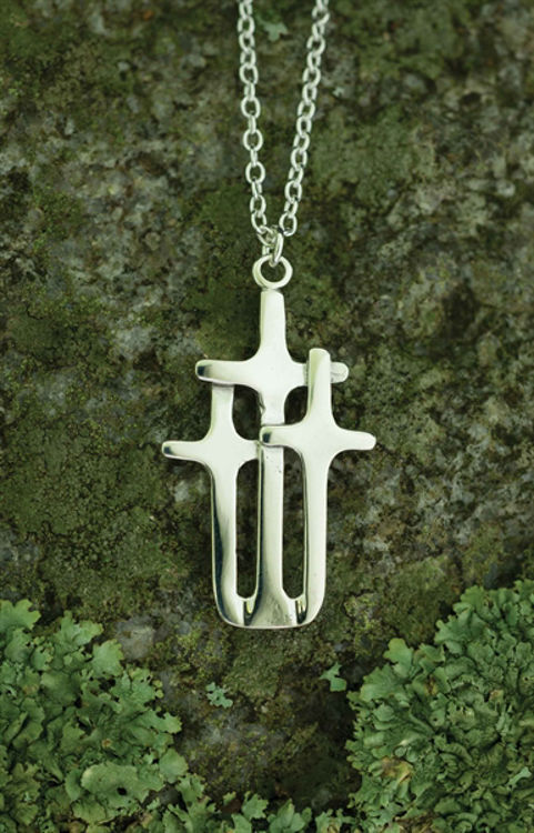 Picture of Sterling Crosses Necklace