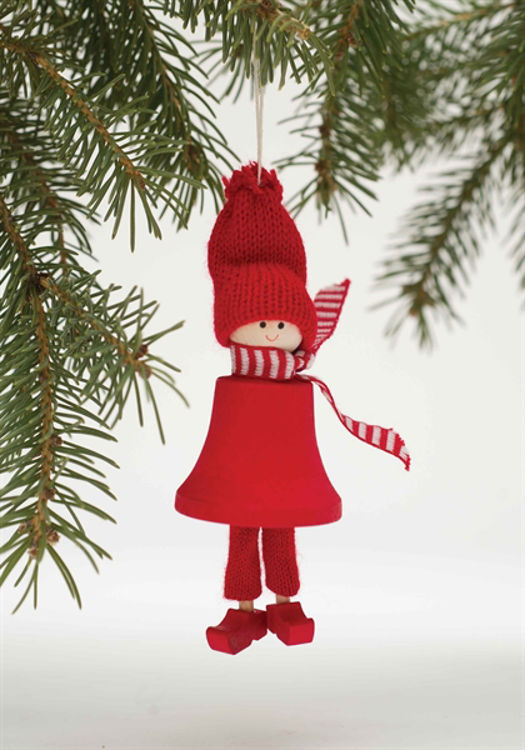 Picture of Swedish Scarved Tomte Ornament