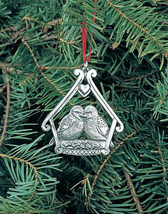 Picture of Pewter Love Bird Ornament
