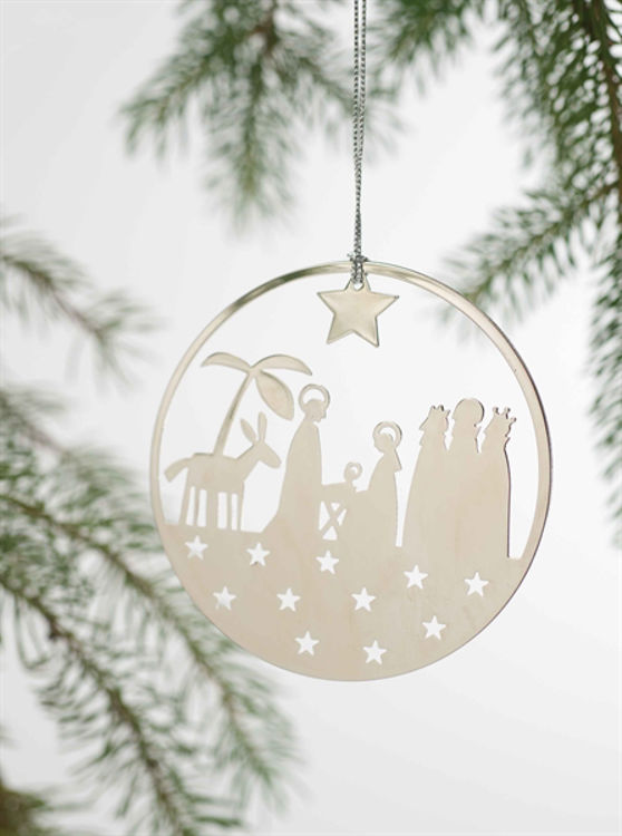 Picture of Metallic Nativity Ornament