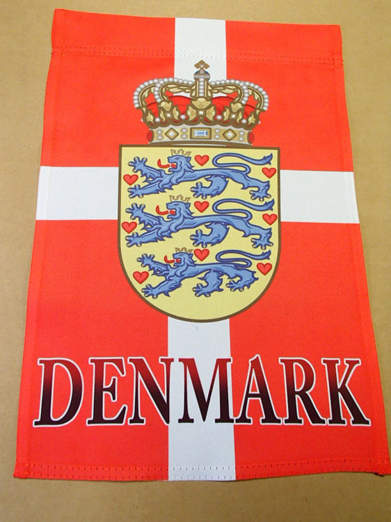Picture of Danish Garden Flag with crest