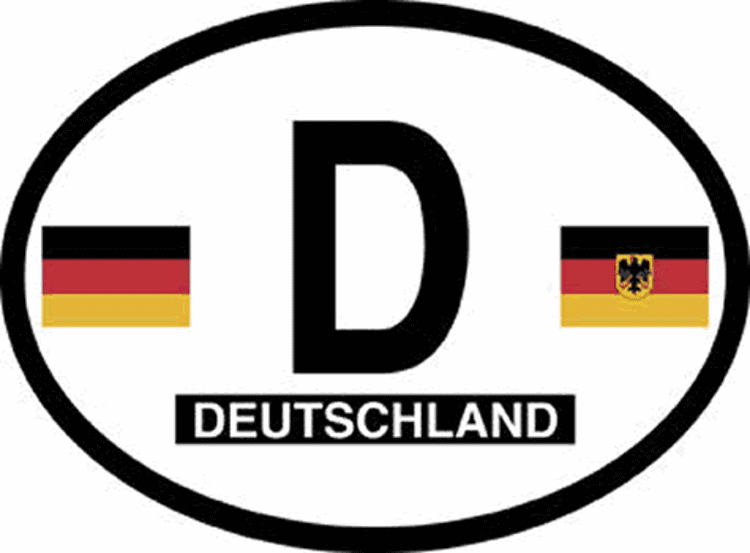 Picture of Oval German sticker