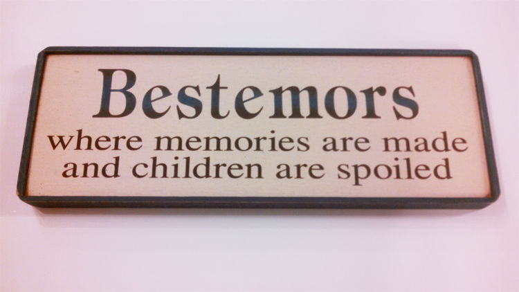 Picture of Bestemors, Wooden Sign