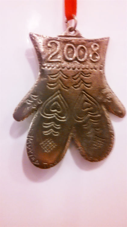 Picture of Norwegian 2008 Pewter Ornament