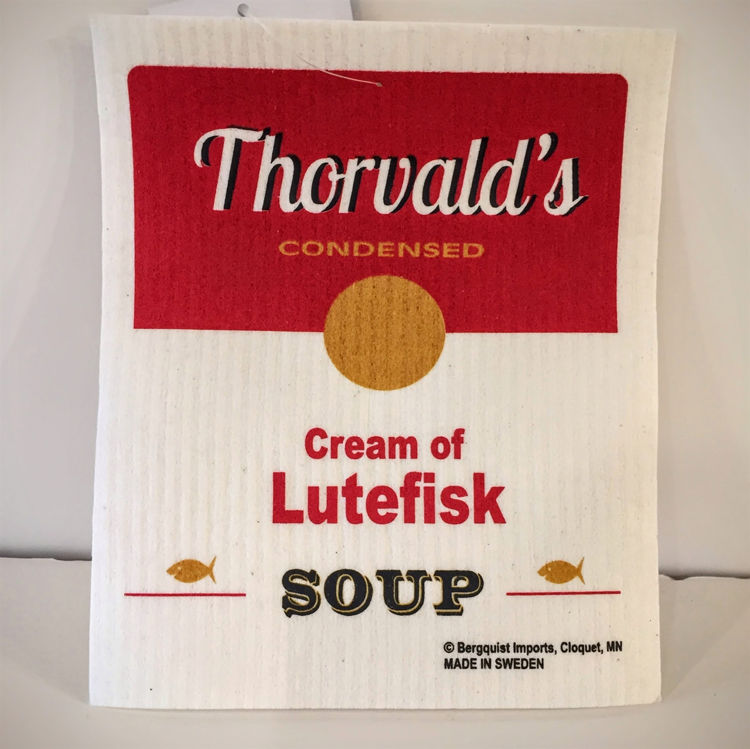 Picture of  Swedish Dishcloth "Lutefisk"
