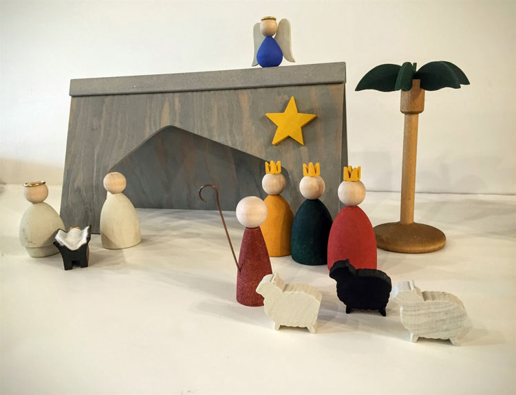 Picture of Scandinavian Nativity Scene