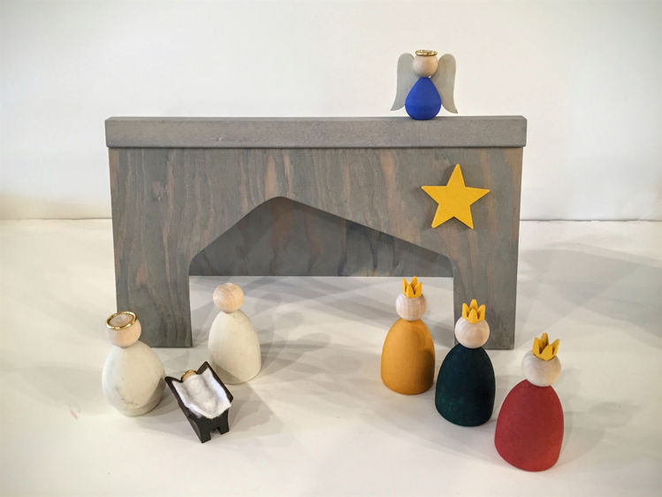Picture of Scandinavian Nativity Scene