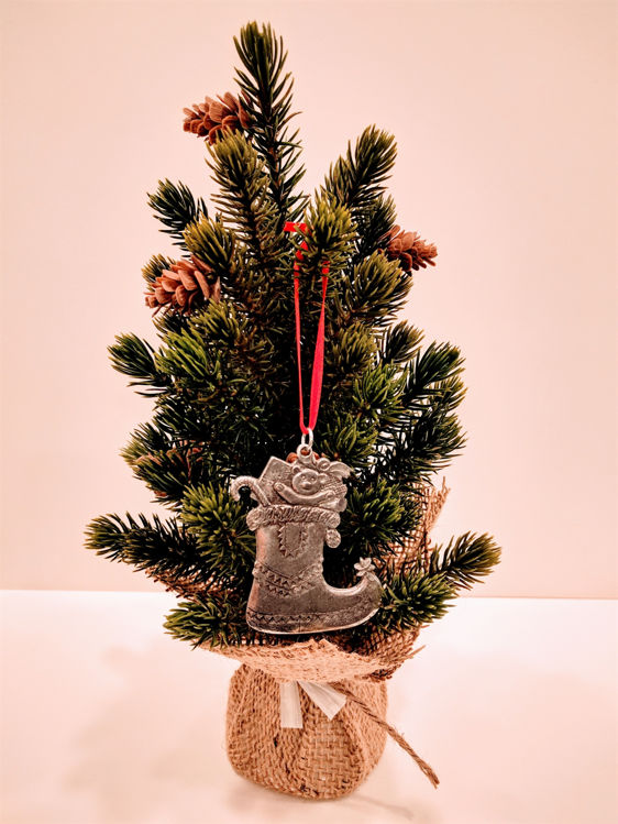 Picture of Norwegian Pewter Stocking Ornament