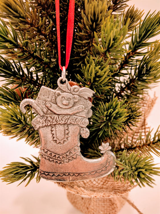 Picture of Norwegian Pewter Stocking Ornament