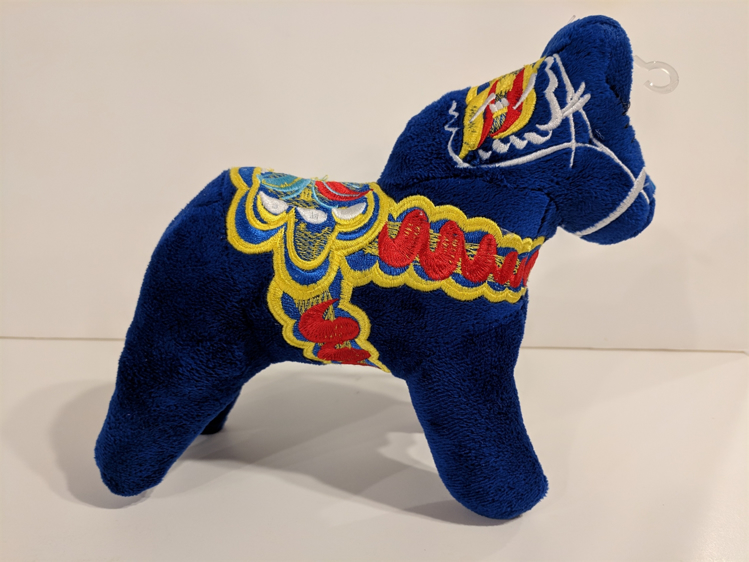 Picture of Plush Dala Horse"s