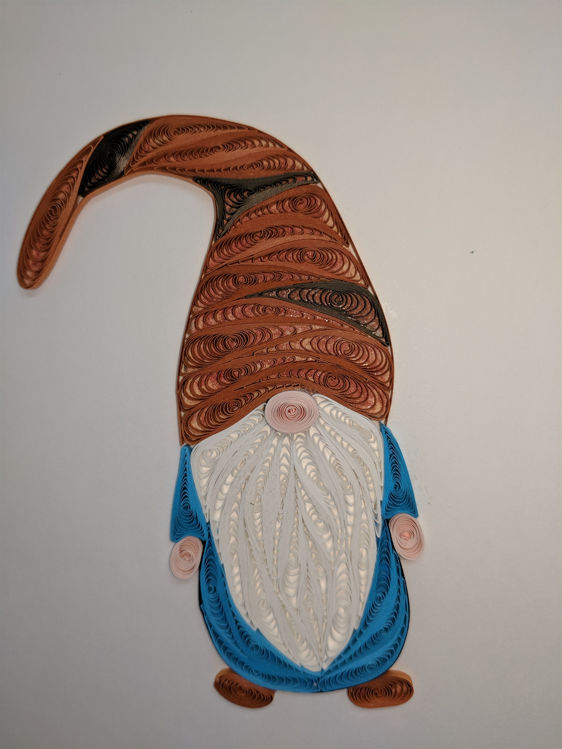 Picture of Gnome Quilling Card