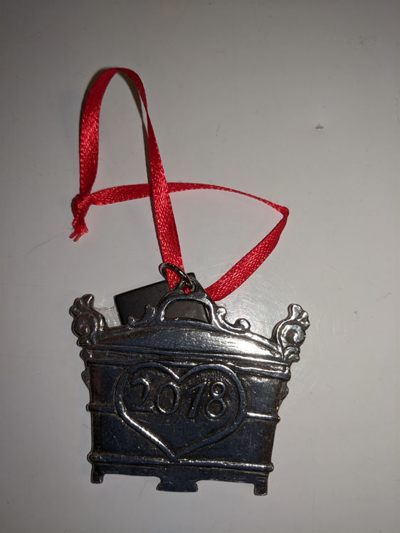 Picture of Norwegian Pewter Ornament, 2018