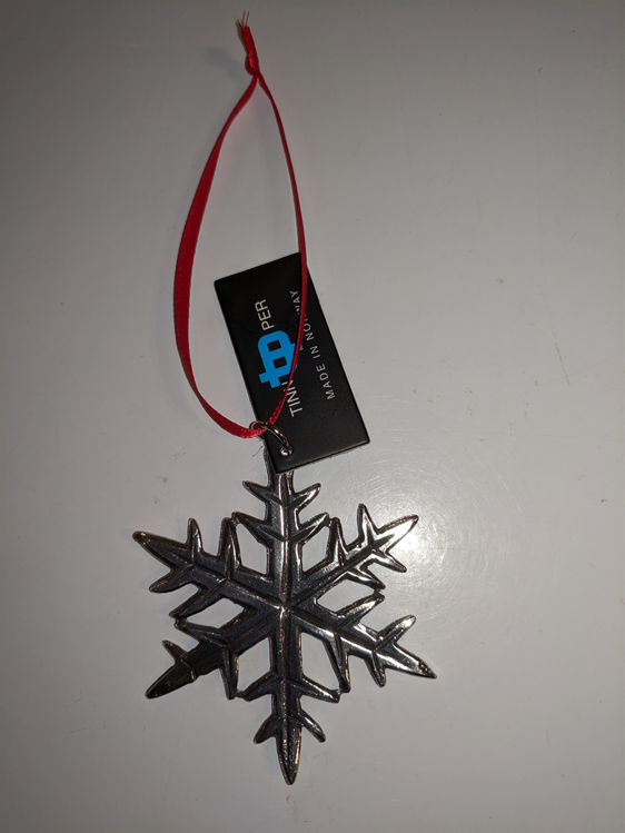 Picture of Norwegian Pewter Ornament, Snowflake
