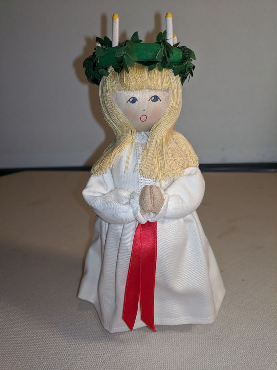 Picture of St. Lucia Wooden Doll