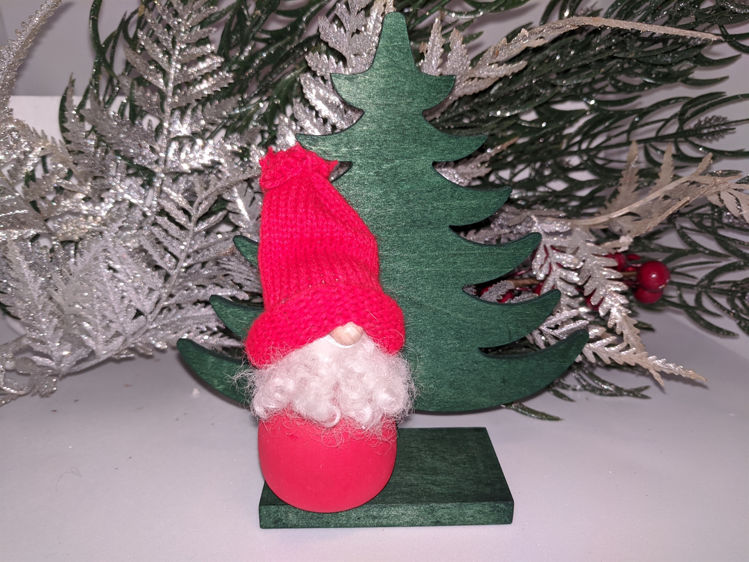 Picture of Wooden Tree w/Tomte