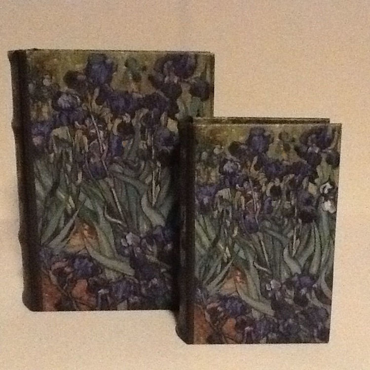 Picture of Polish Boxes, Irises Van Gogh