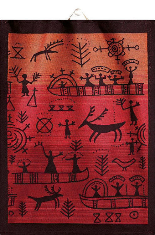 Picture of Ekelund Linens, Osterled, Red