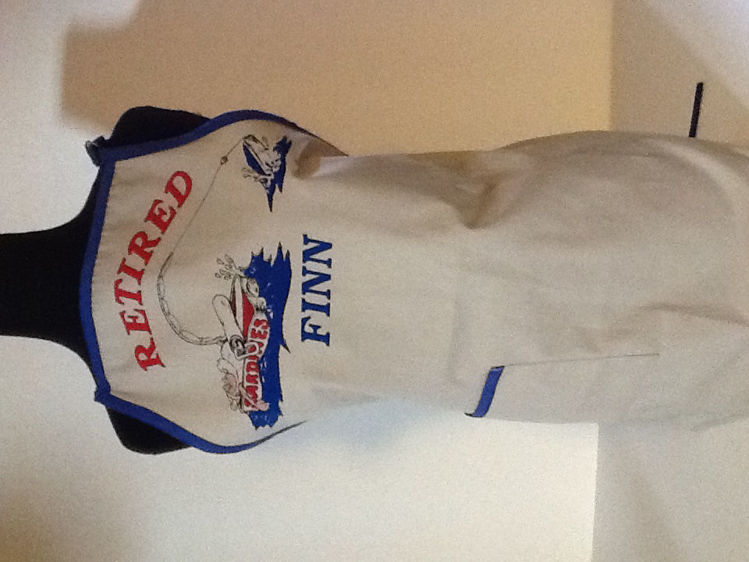 Picture of Cotton Apron, adult, "Retired Finn"