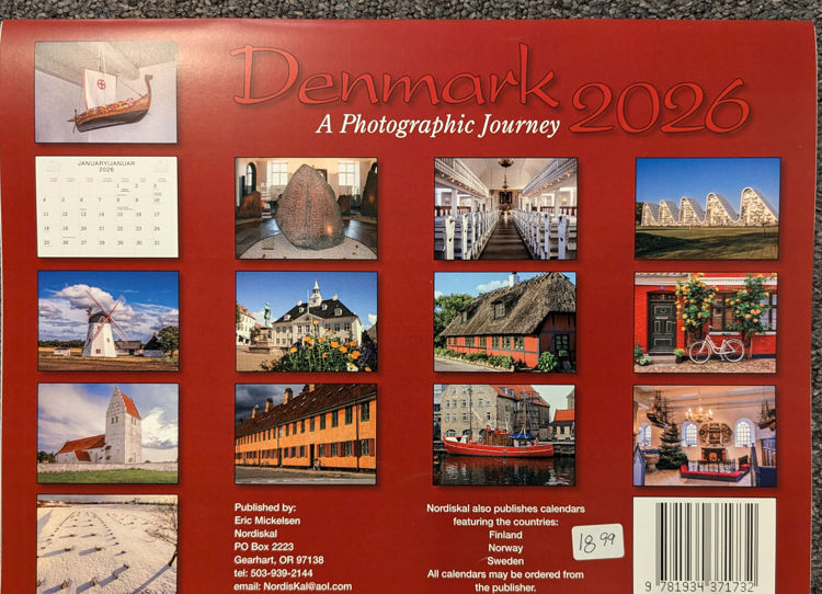 Picture of Nordiskal 2026 Danish Calendar