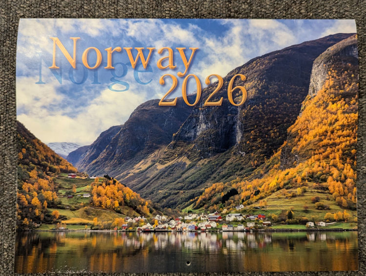 Picture of Nordiskal 2026 Norwegian Calendar