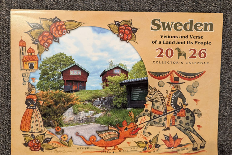 Picture of Paulstad 2026 Swedish Calendar