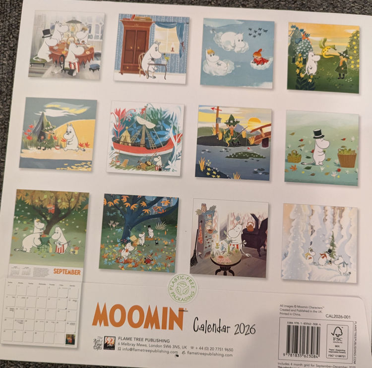 Picture of Moomin Calendar