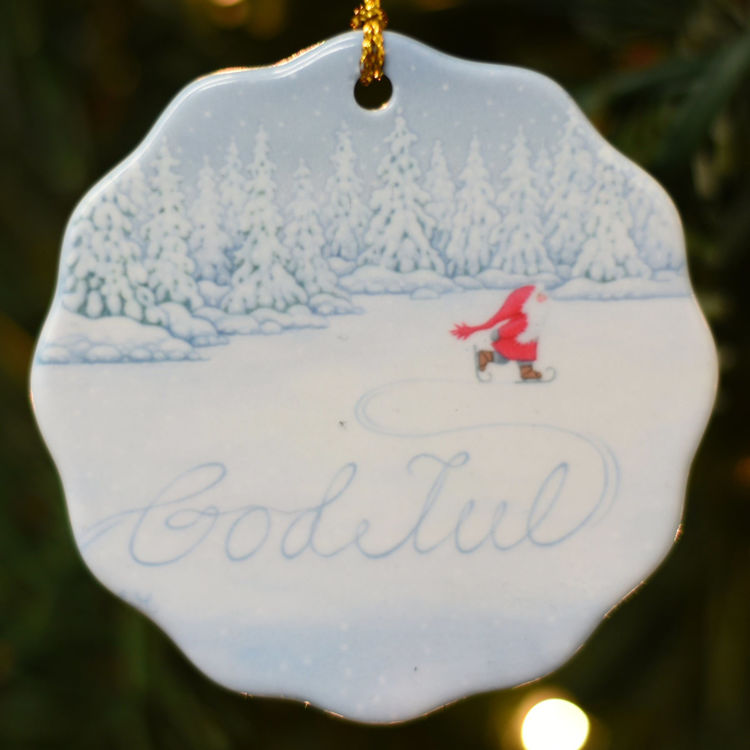Picture of God Jul Skating tomte
